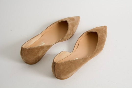 Tabitha Ballerina i Nougatbrun mocka