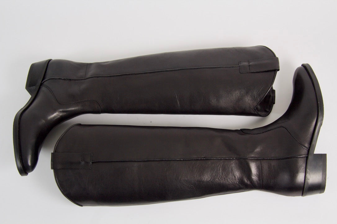Salome Tall Black Western Boots