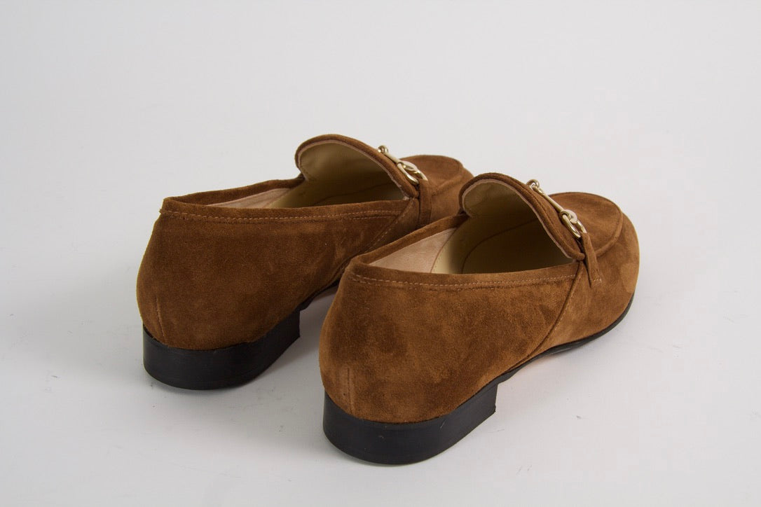 Royal Brown Suede Loafers