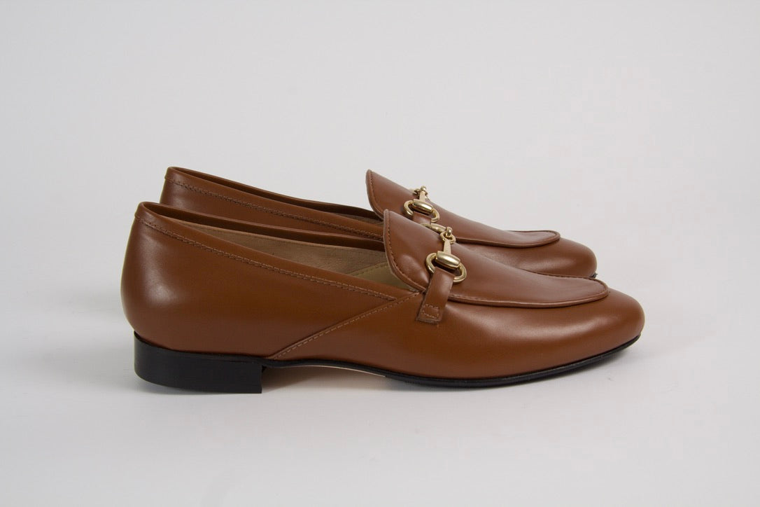 Royal Cognac Leather Loafers