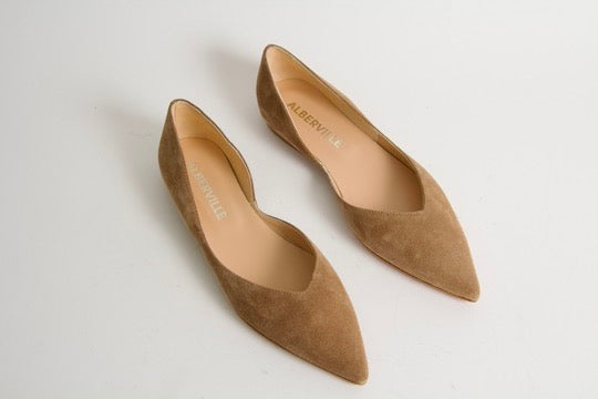 Tabitha Ballerina i Nougatbrun mocka