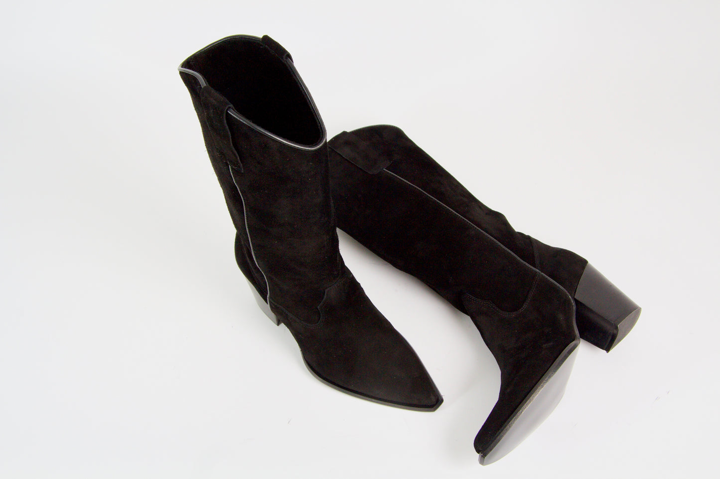 Sapphire Black Suede Boots