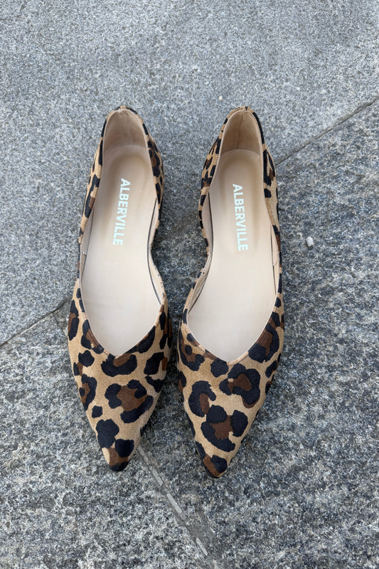 Tabitha Leo Suede Ballerina Shoes