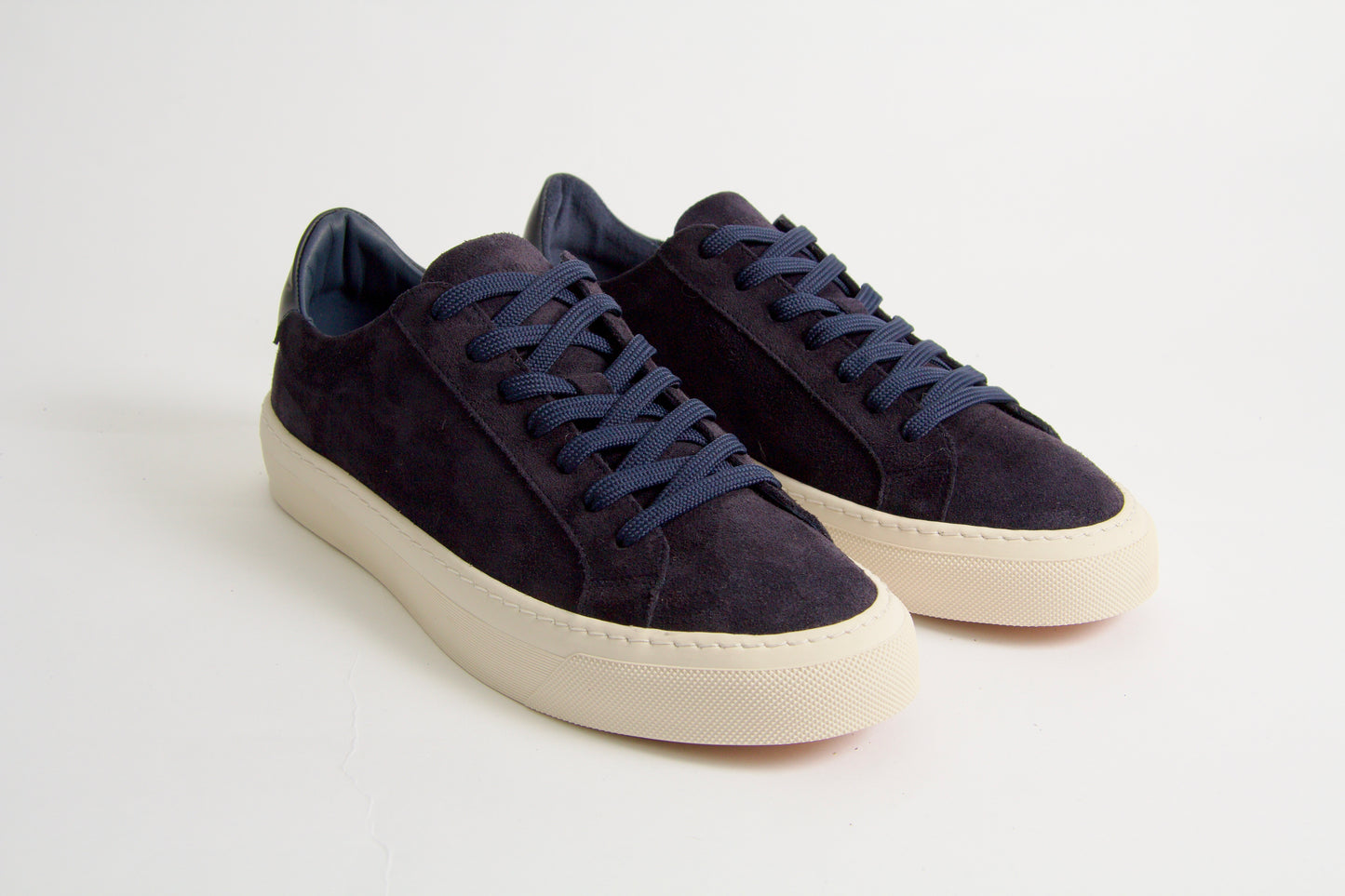 Wille Sneakers Marinblå Mocka