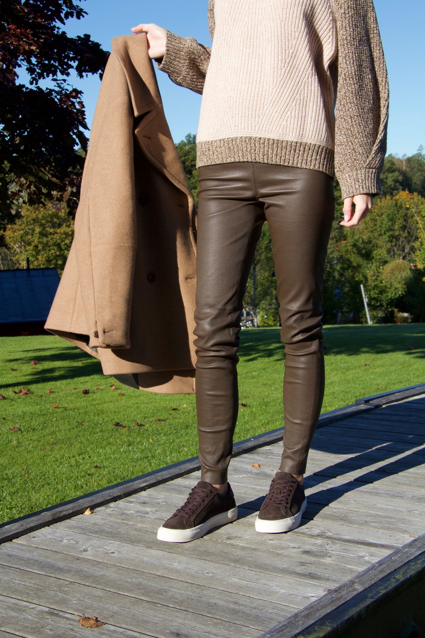 Wilde Dark Brown Suede Sneakers