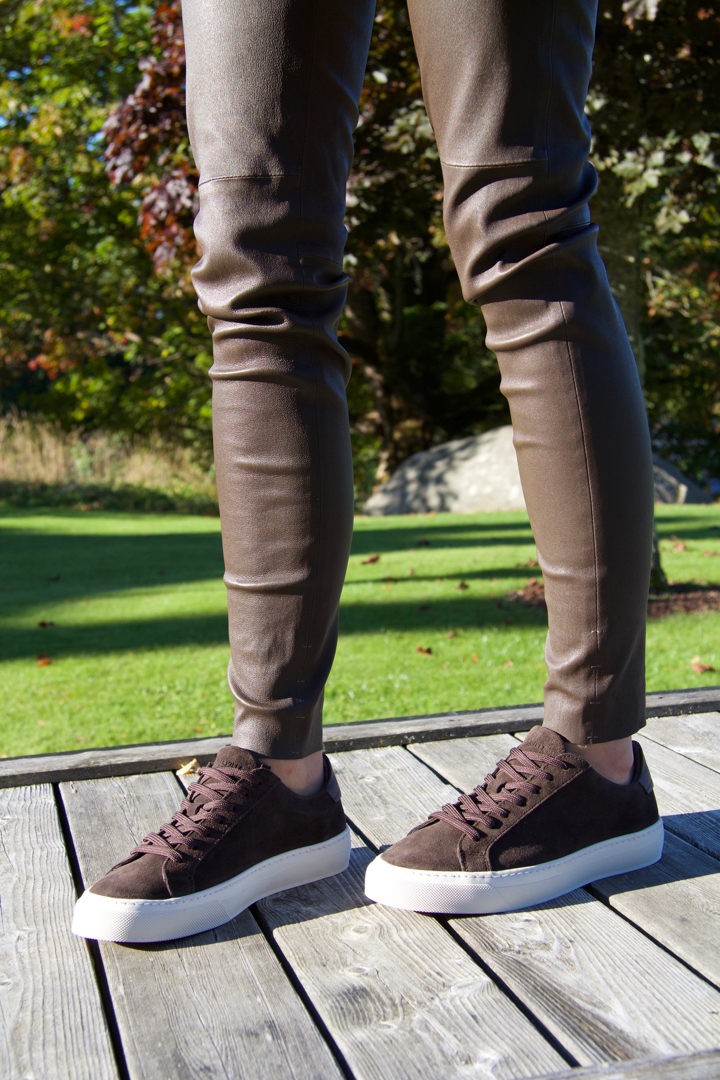 Wilde Dark Brown Suede Sneakers