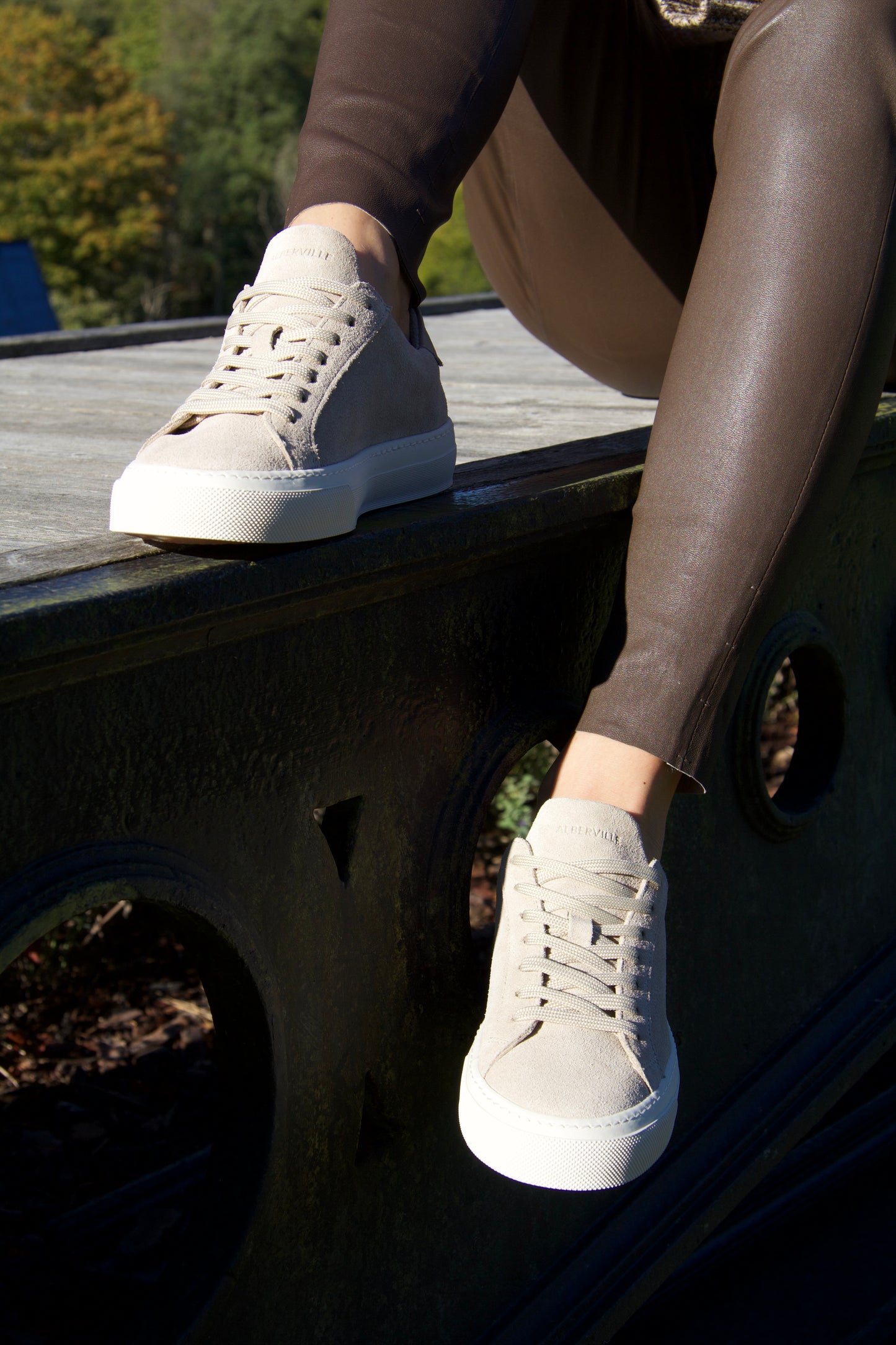 Wilde Sand Beige Suede Sneakers