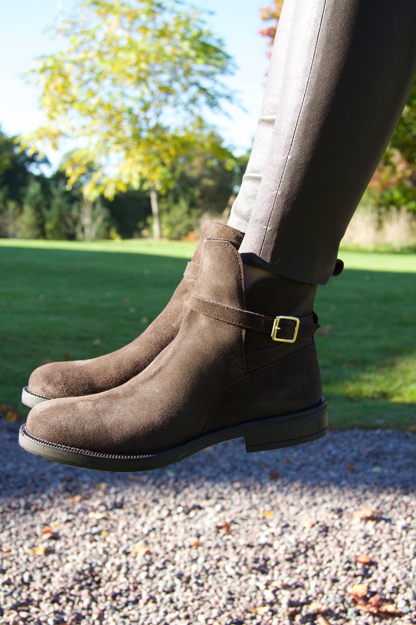 Ultra Dark Brown Jodhpur Boots