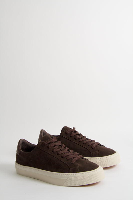 Wilde Dark Brown Suede Sneakers