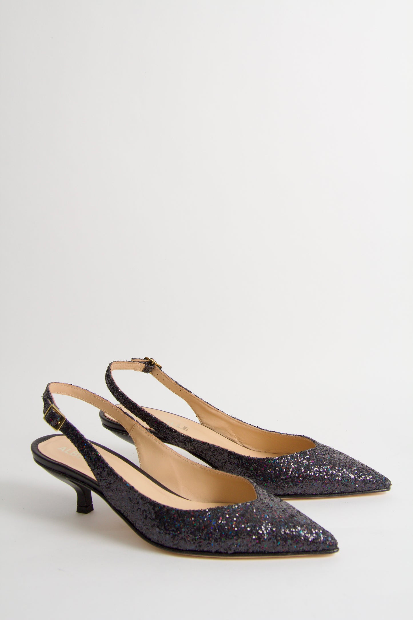 Valkyria Glittery Slingback Pumps