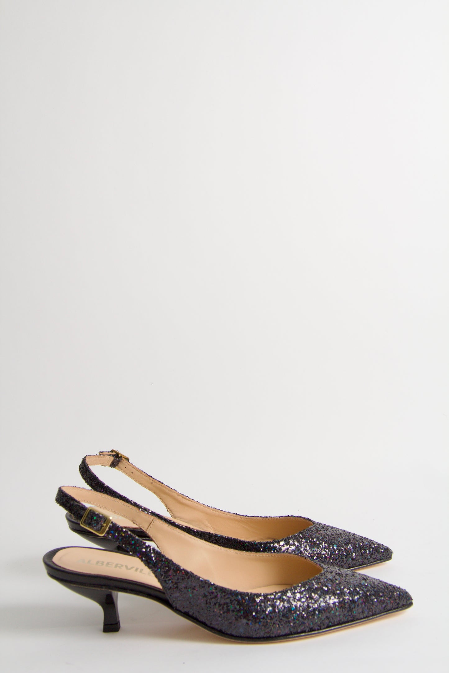 Valkyria Glittery Slingback Pumps