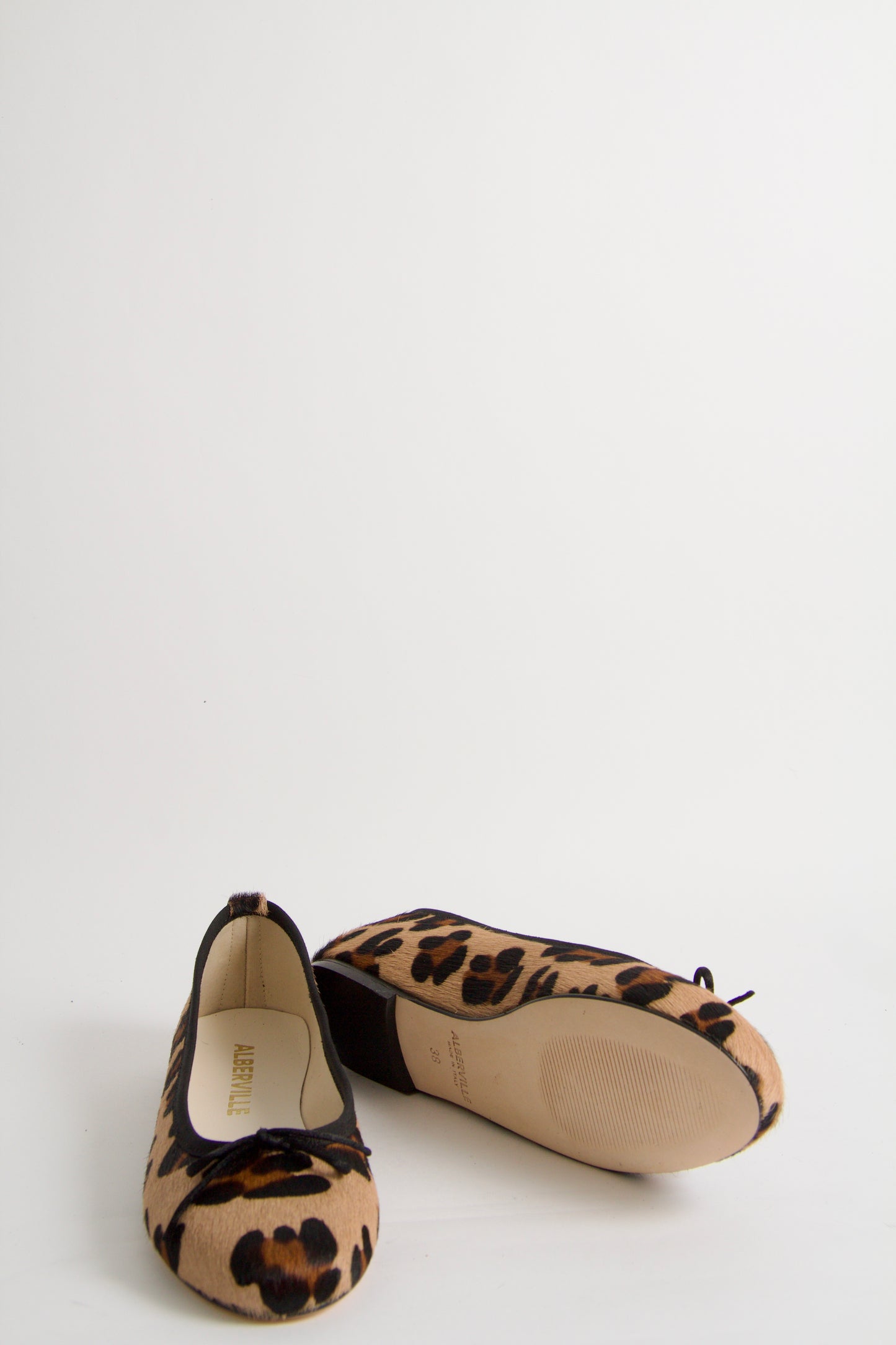 Vanessa Leopard Ballerina Shoes
