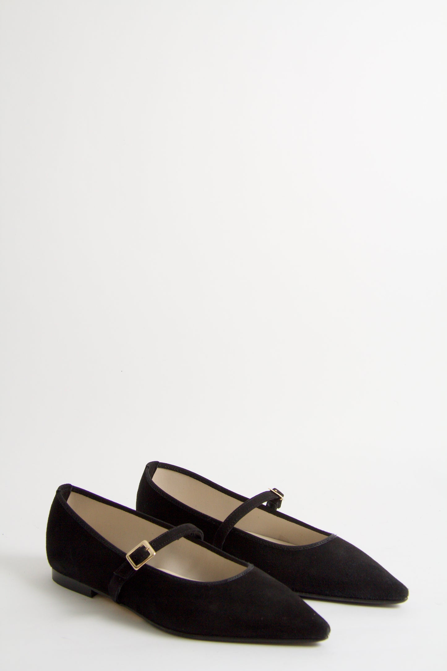 Wilma Black Ballerina Shoes