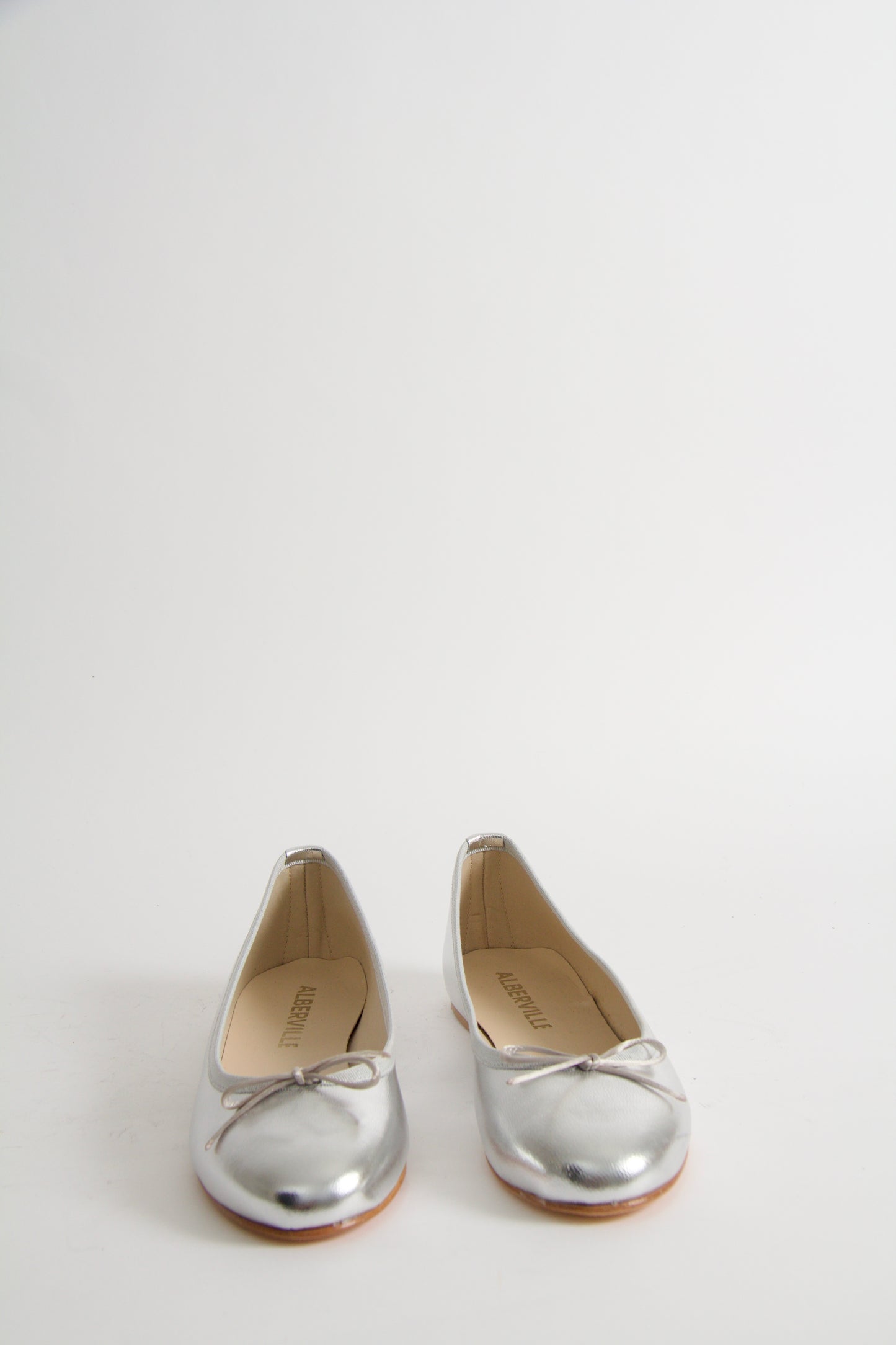 Vanessa Silver Ballerina Shoes