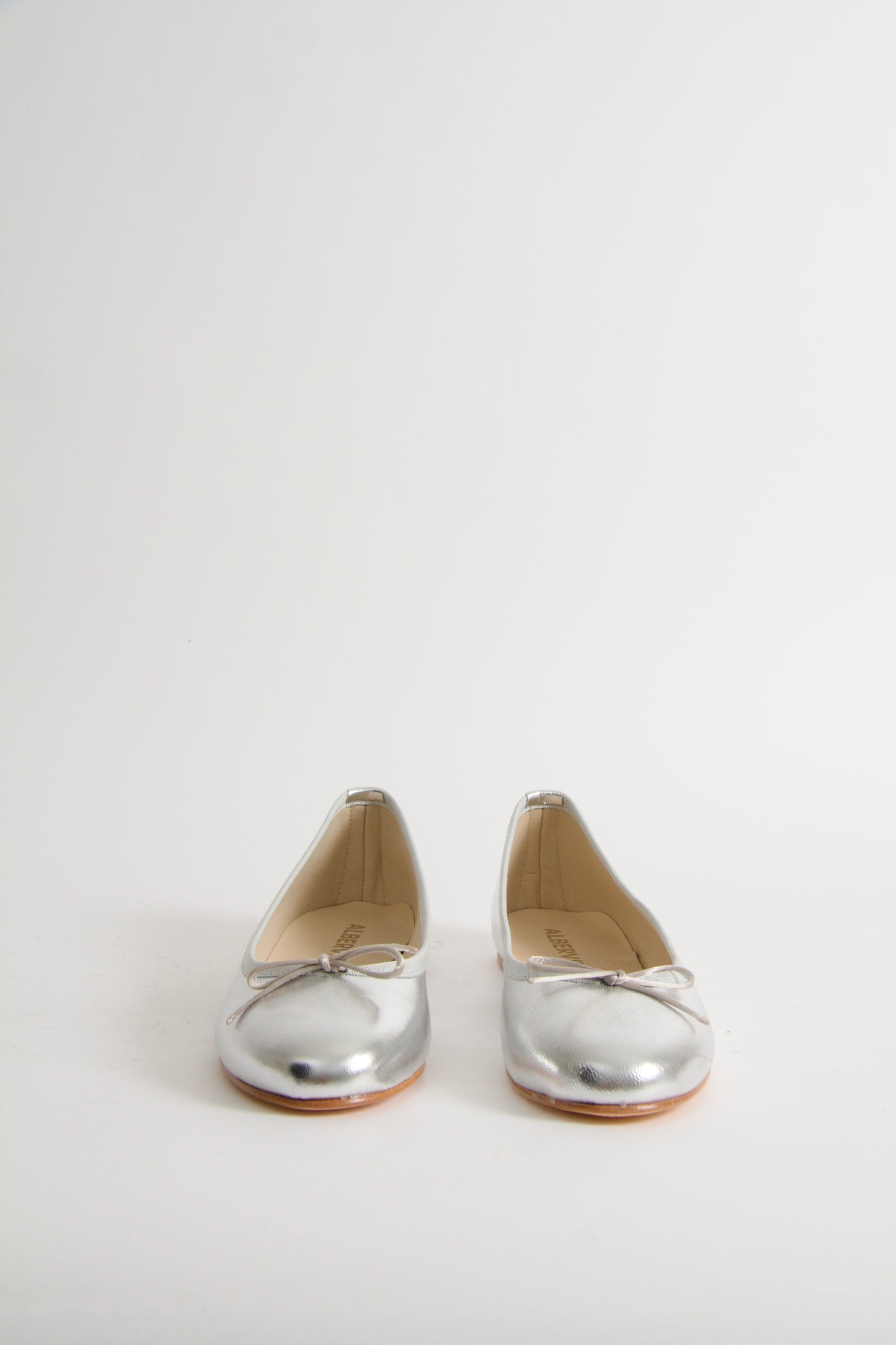 Vanessa Silver Ballerina Shoes