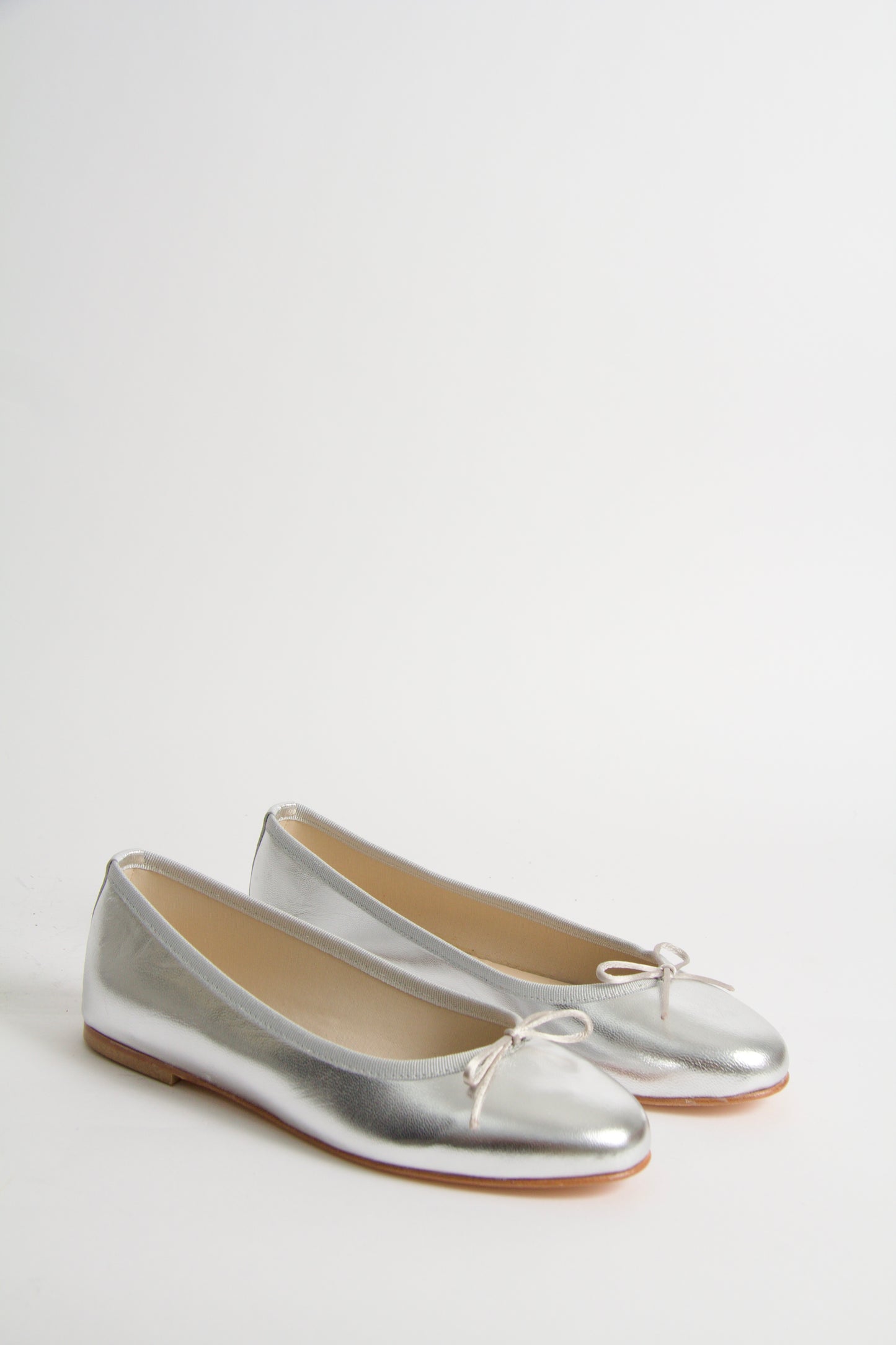 Vanessa Silver Ballerina Shoes