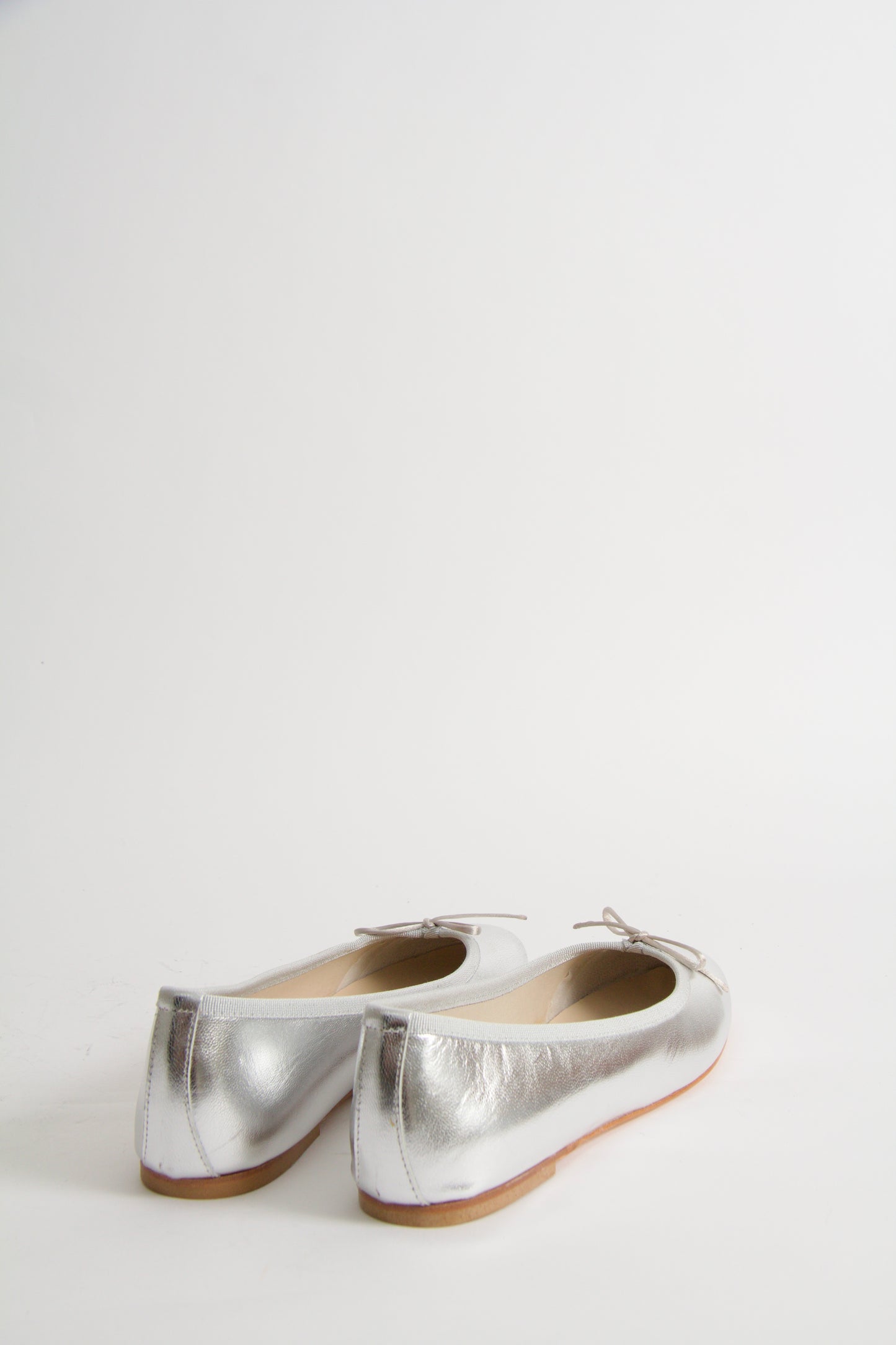 Vanessa Silver Ballerina Shoes