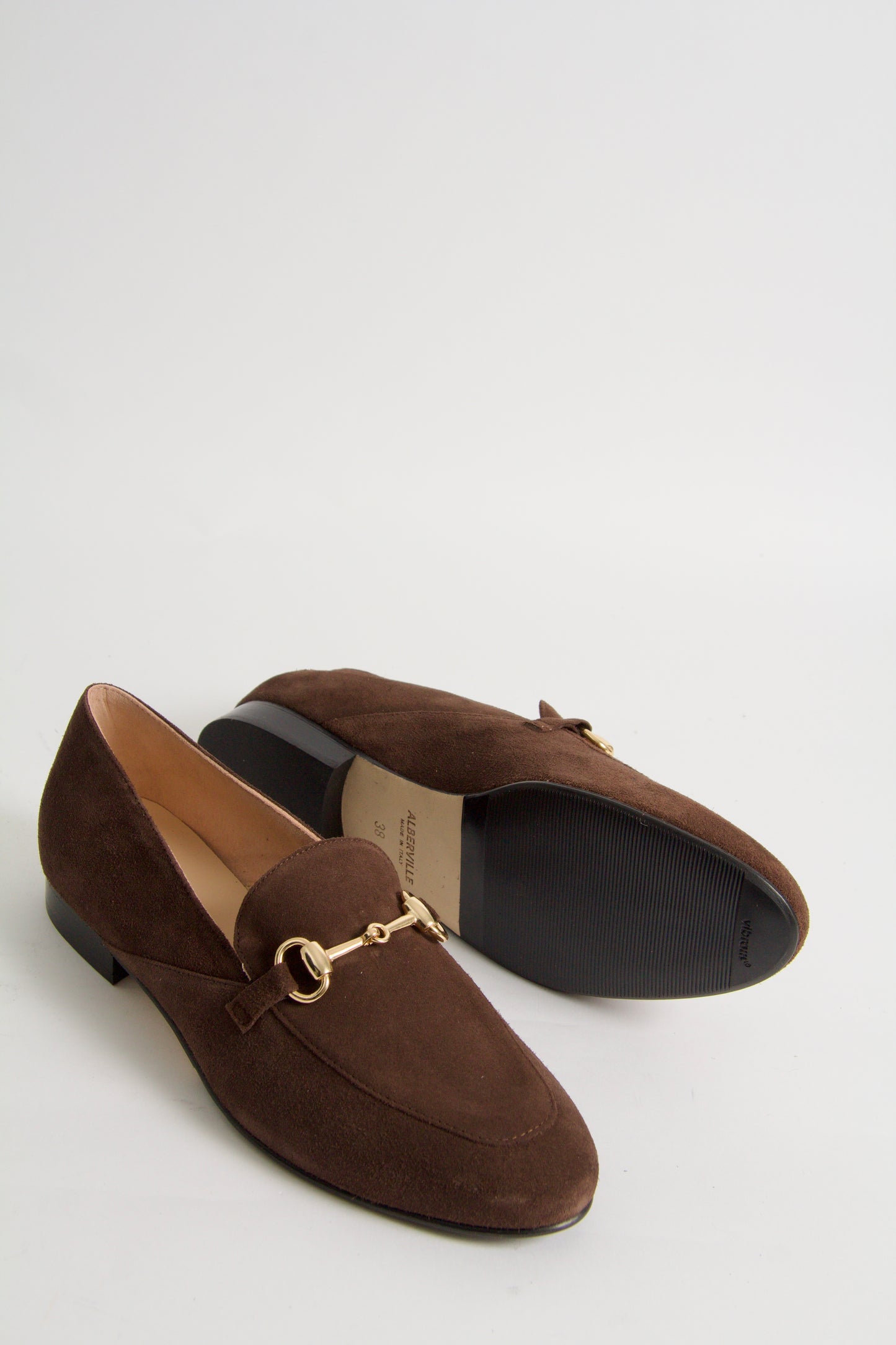 Olympia Choklad Brun Mocka Loafers