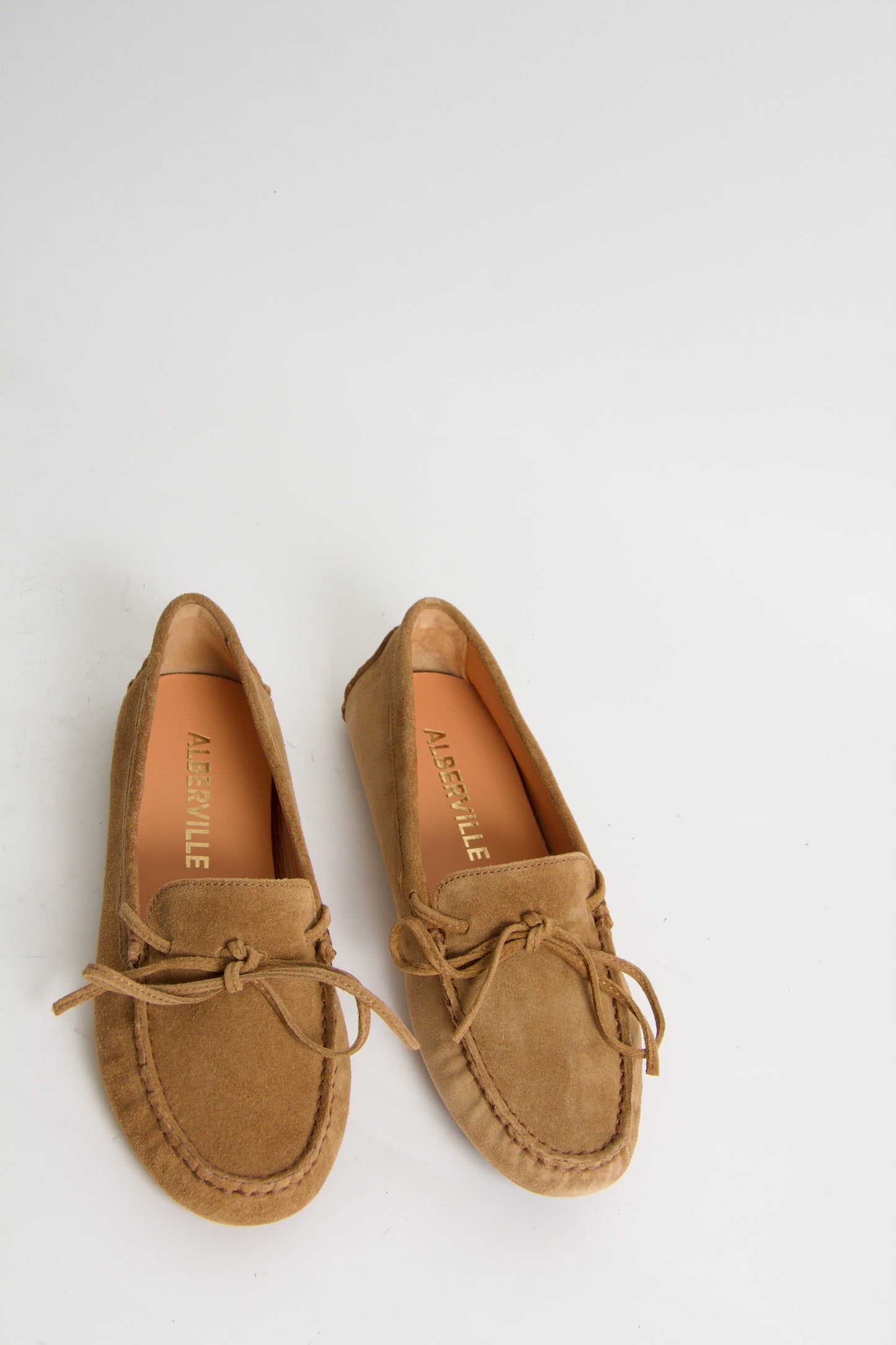 Rosalie Cognac Suede Moccasin