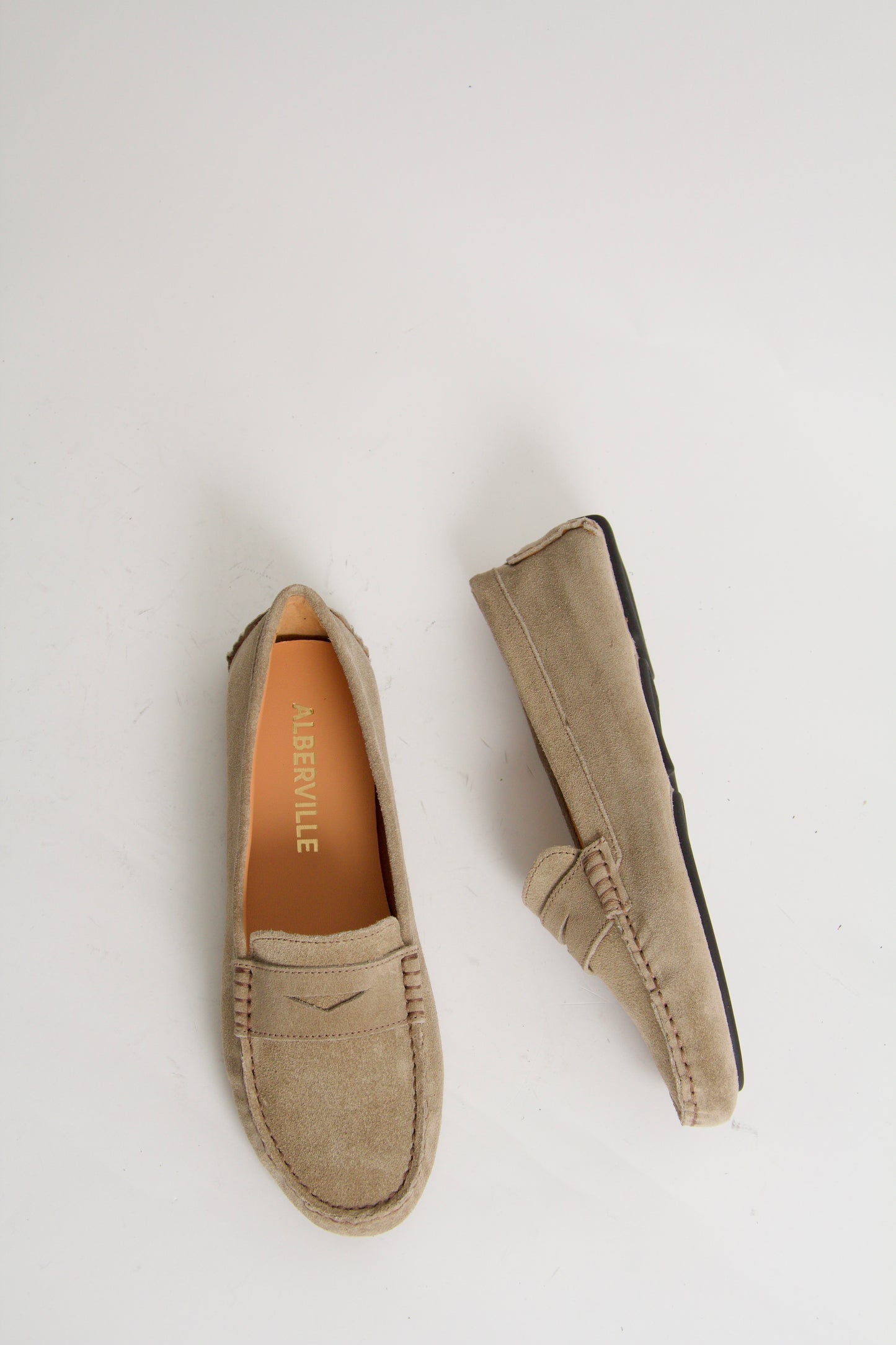 Rosemary Taupe Suede Moccasin
