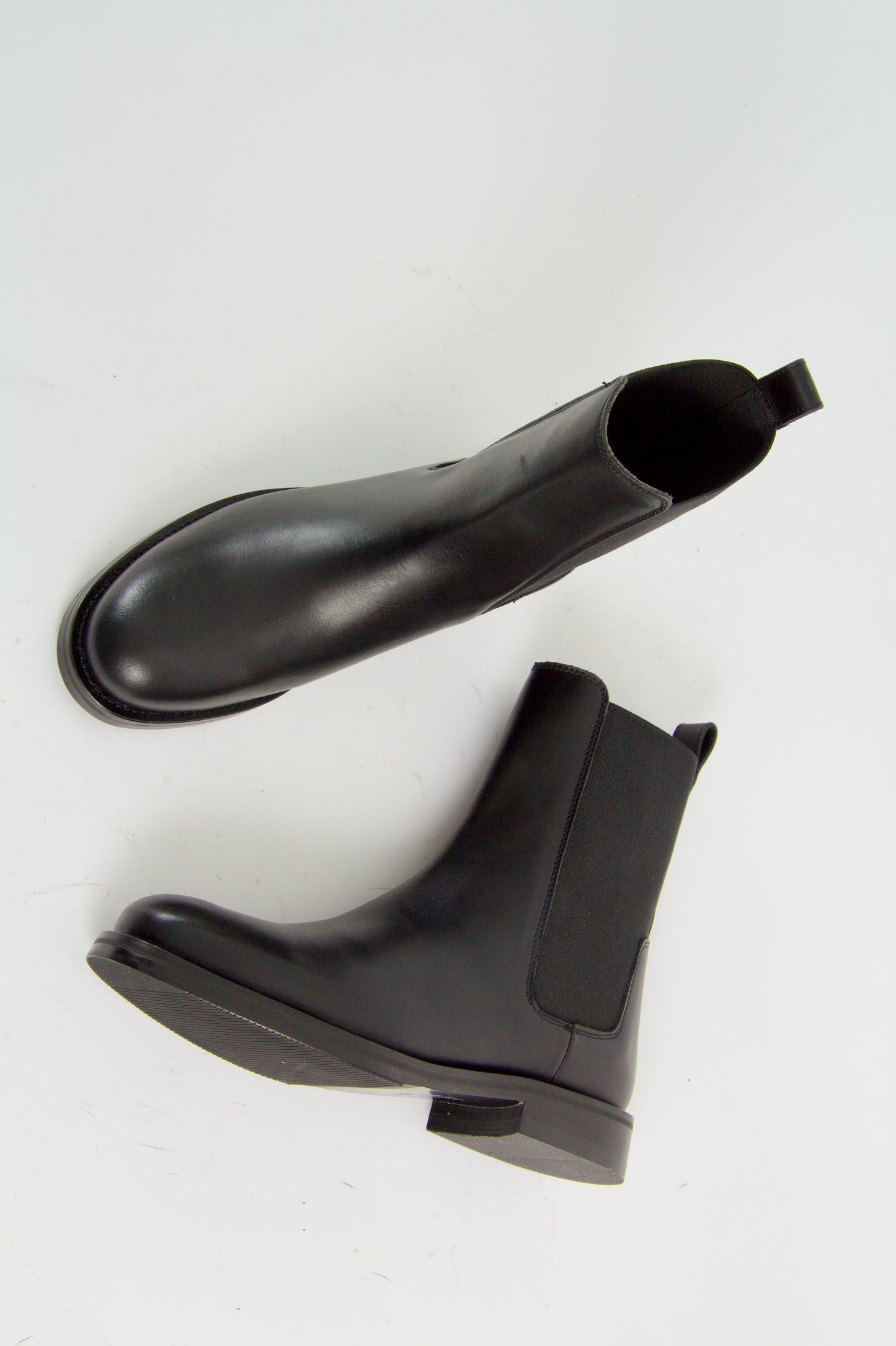 Winslow Black Leather Boots