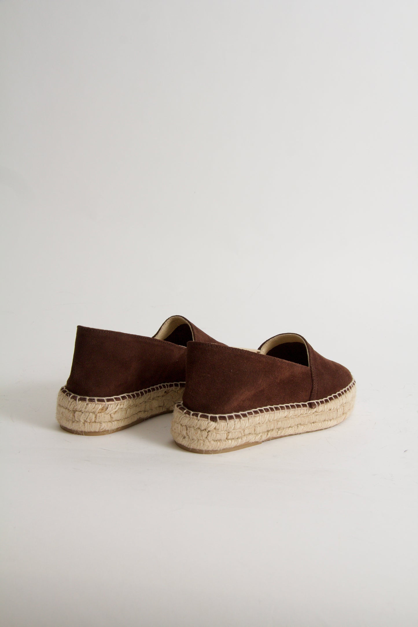 Vega Espadrillos i Mörkbrun Mocka