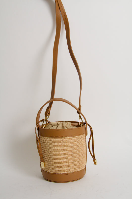 Coco Sac Natur + Cuoio Handväska