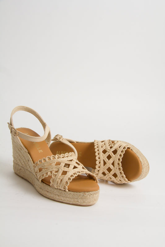 Viveca Natural Wedge Espadrilles
