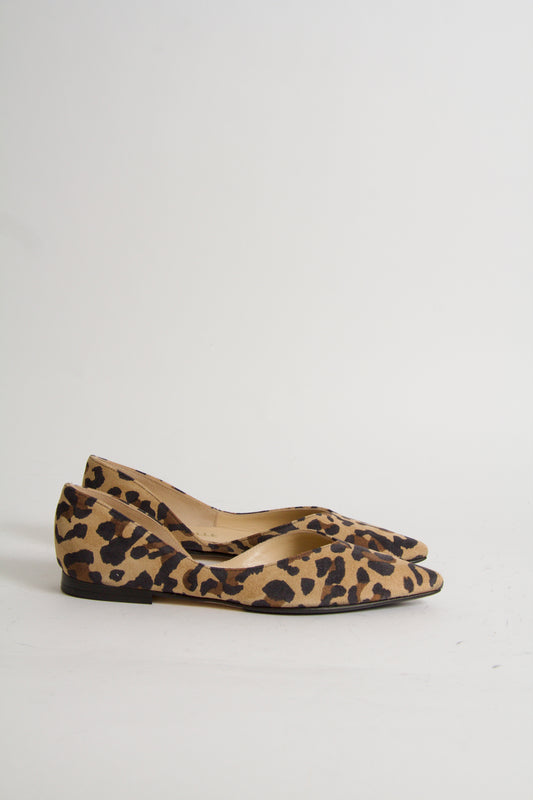 Tabitha Leo Suede Ballerina Shoes