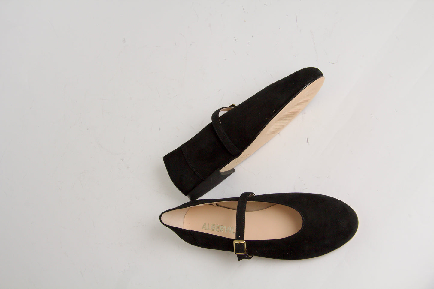 Wanda Black Suede Shoes
