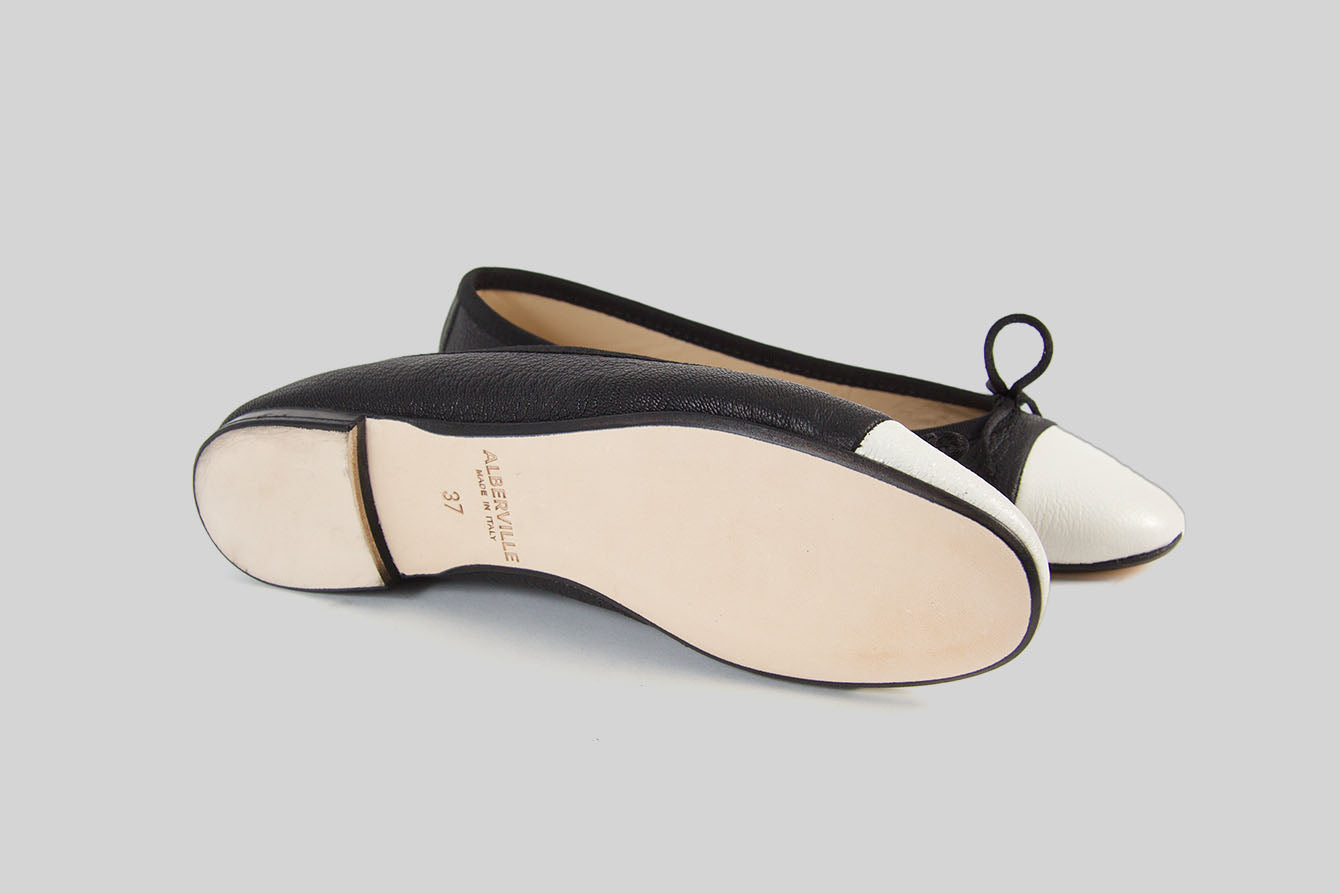 Marion Svart-Offwhite Ballerina