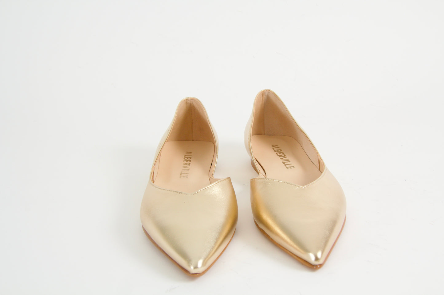 Tabitha Gold Ballerina Shoes