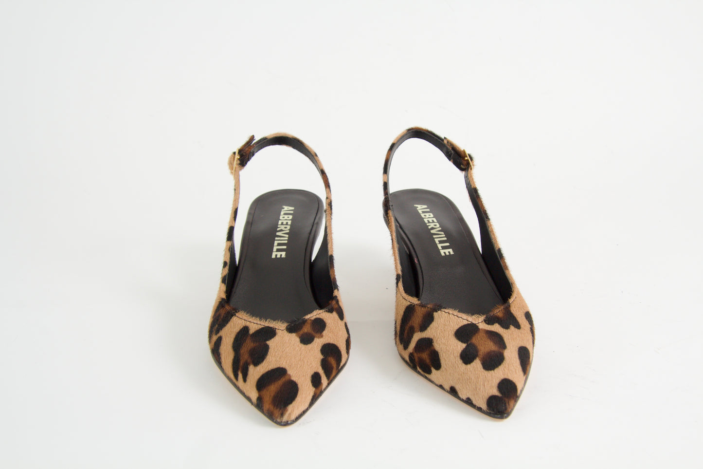 Valkyria Pumps i Leopard Läder