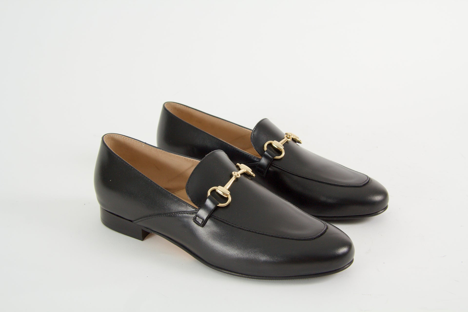Olympia Black Loafers