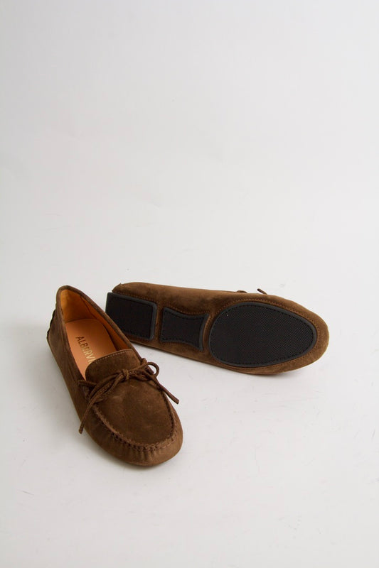 Rosalie Brown Suede Moccasin