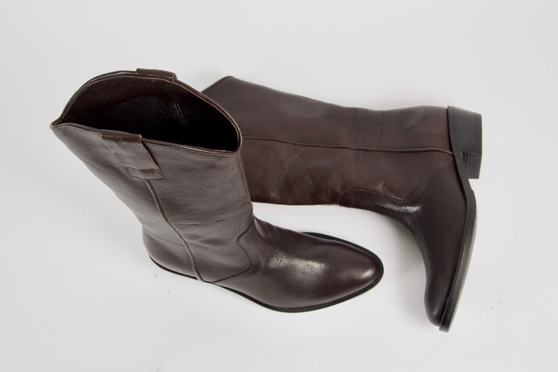 Simona Dark Brown Western Boots