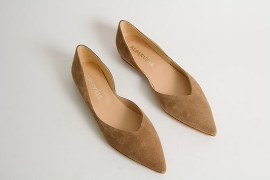 Tabitha Ballerina i Nougatbrun mocka