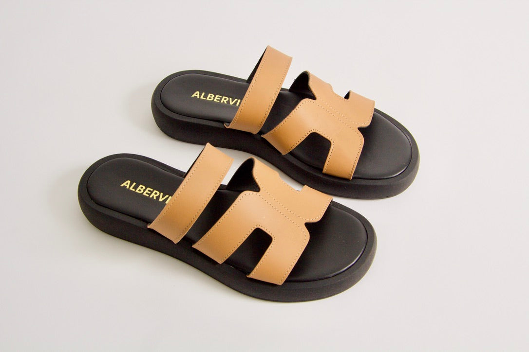 Tammy Natural Leather Sandals