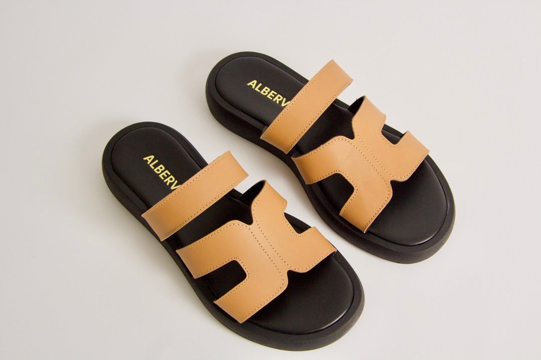 Tammy Natural Leather Sandals