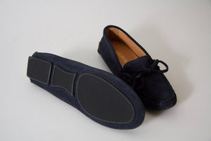 Rosalie Navy Suede Moccasin
