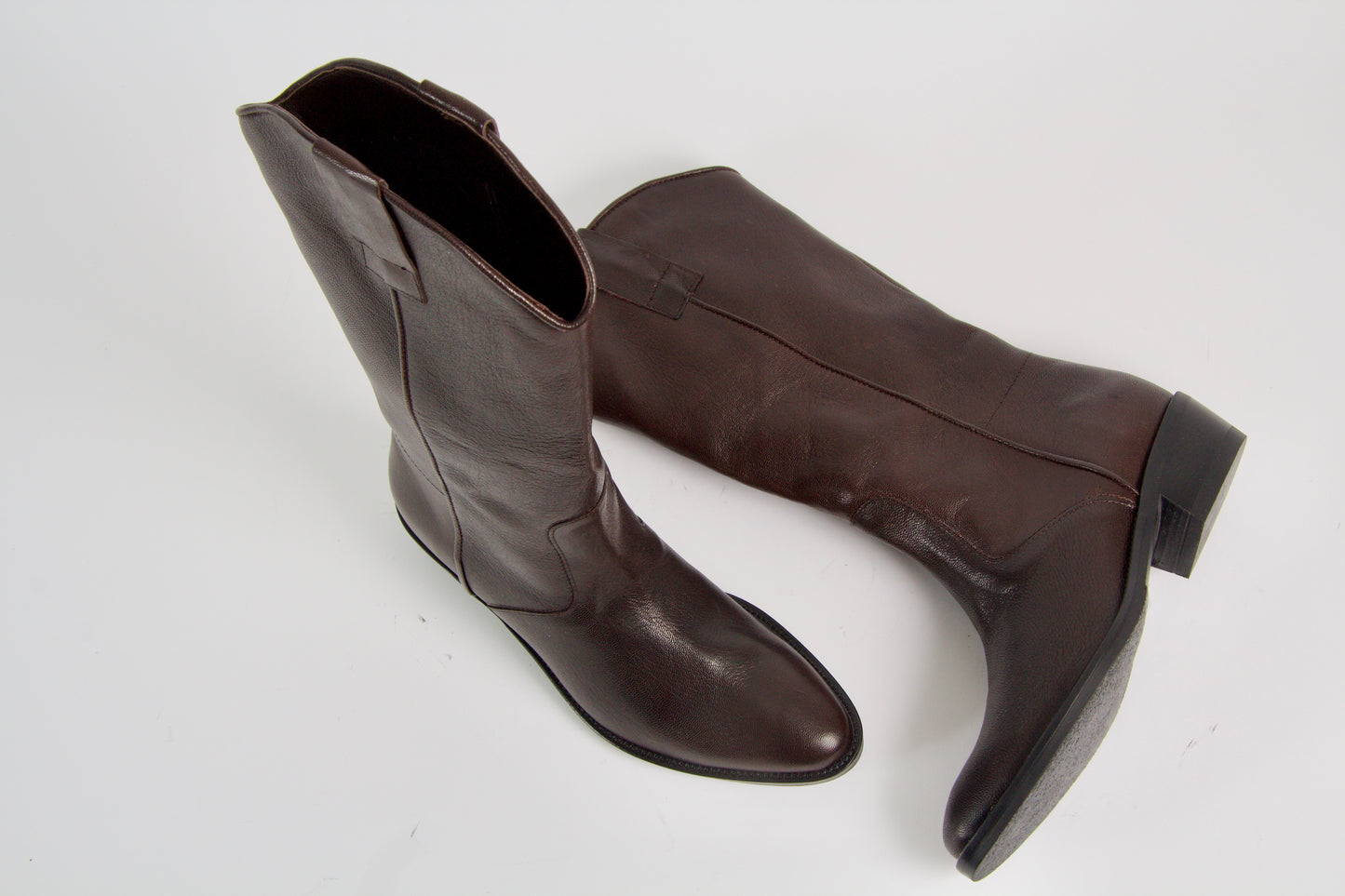 Simona Dark Brown Western Boots
