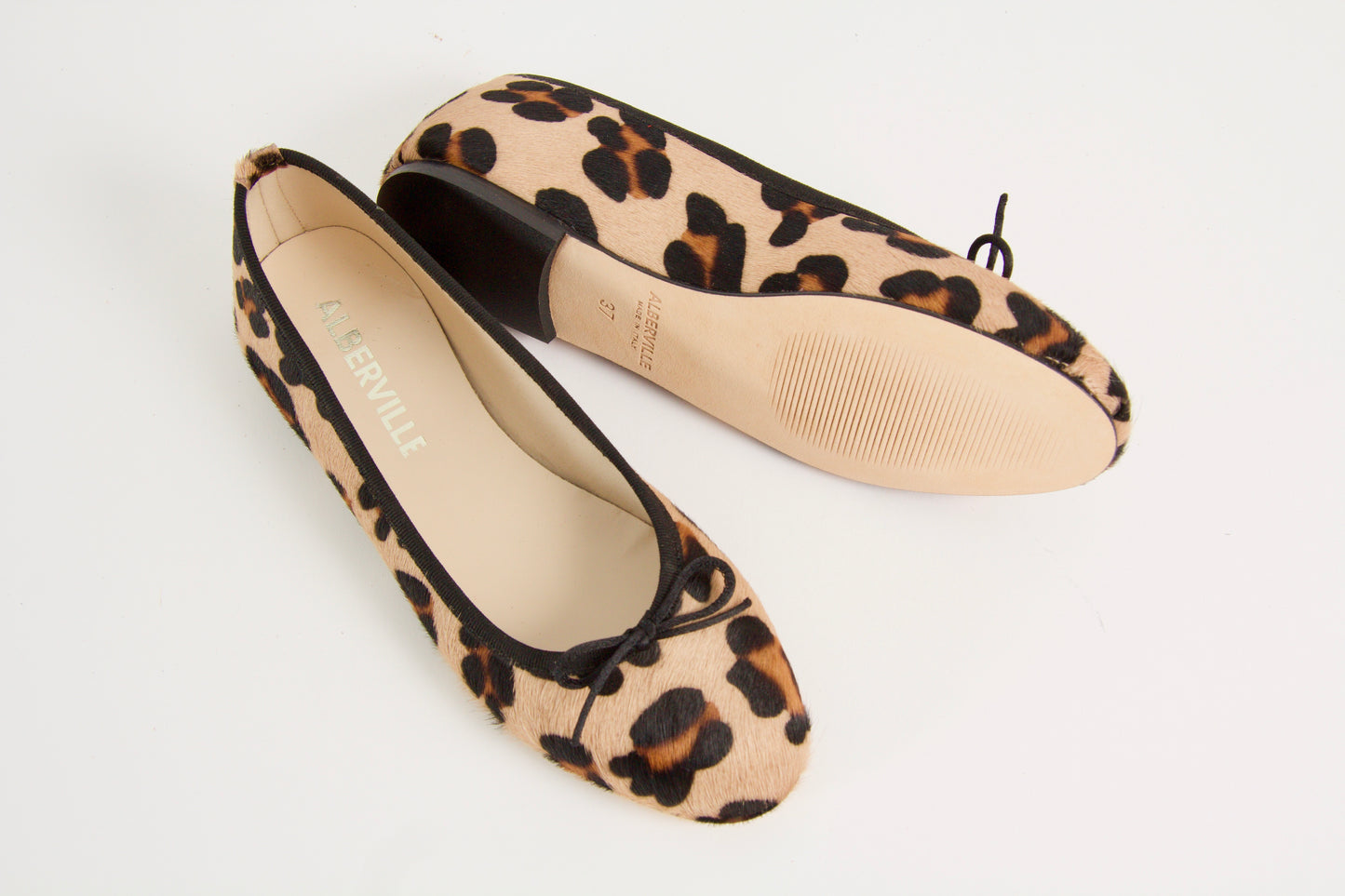 Vanessa Leopard Ballerina Shoes