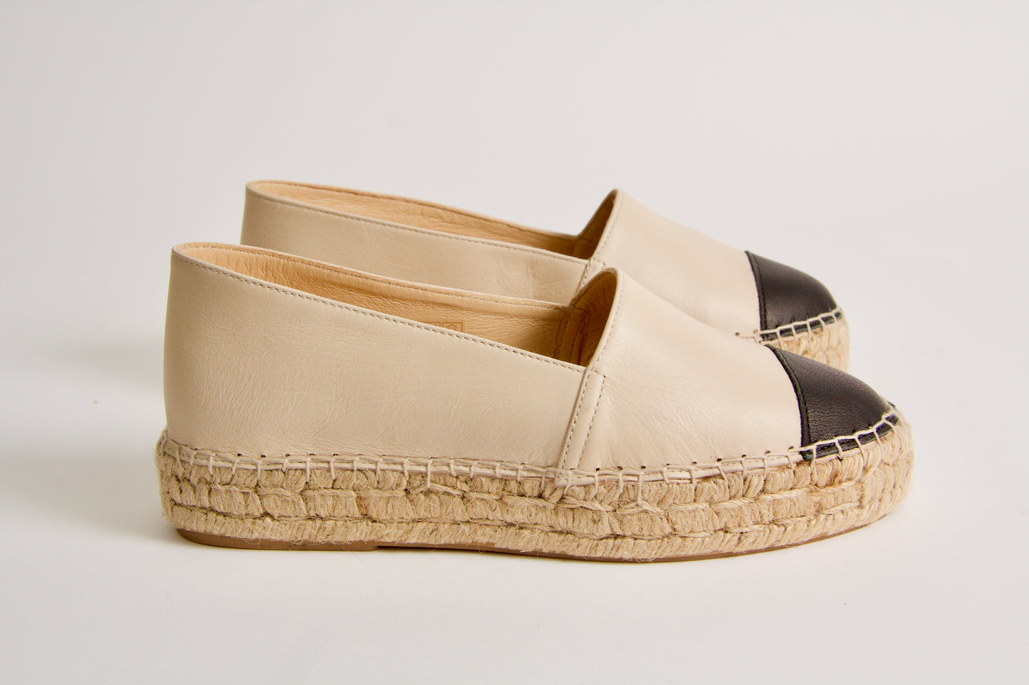 Vicky Espadrillos med Tåhätta