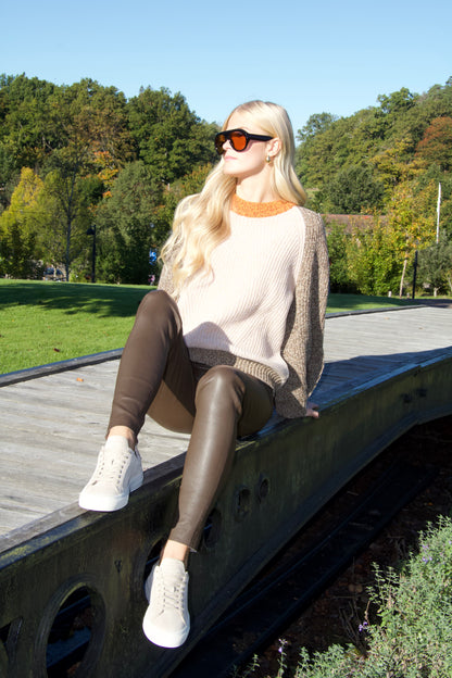 Wilde Sneakers Sandbeige Mocka