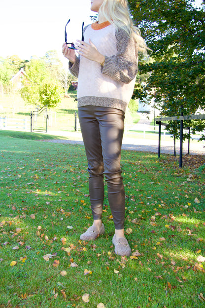 Wiola Fluffy Camel Loafers