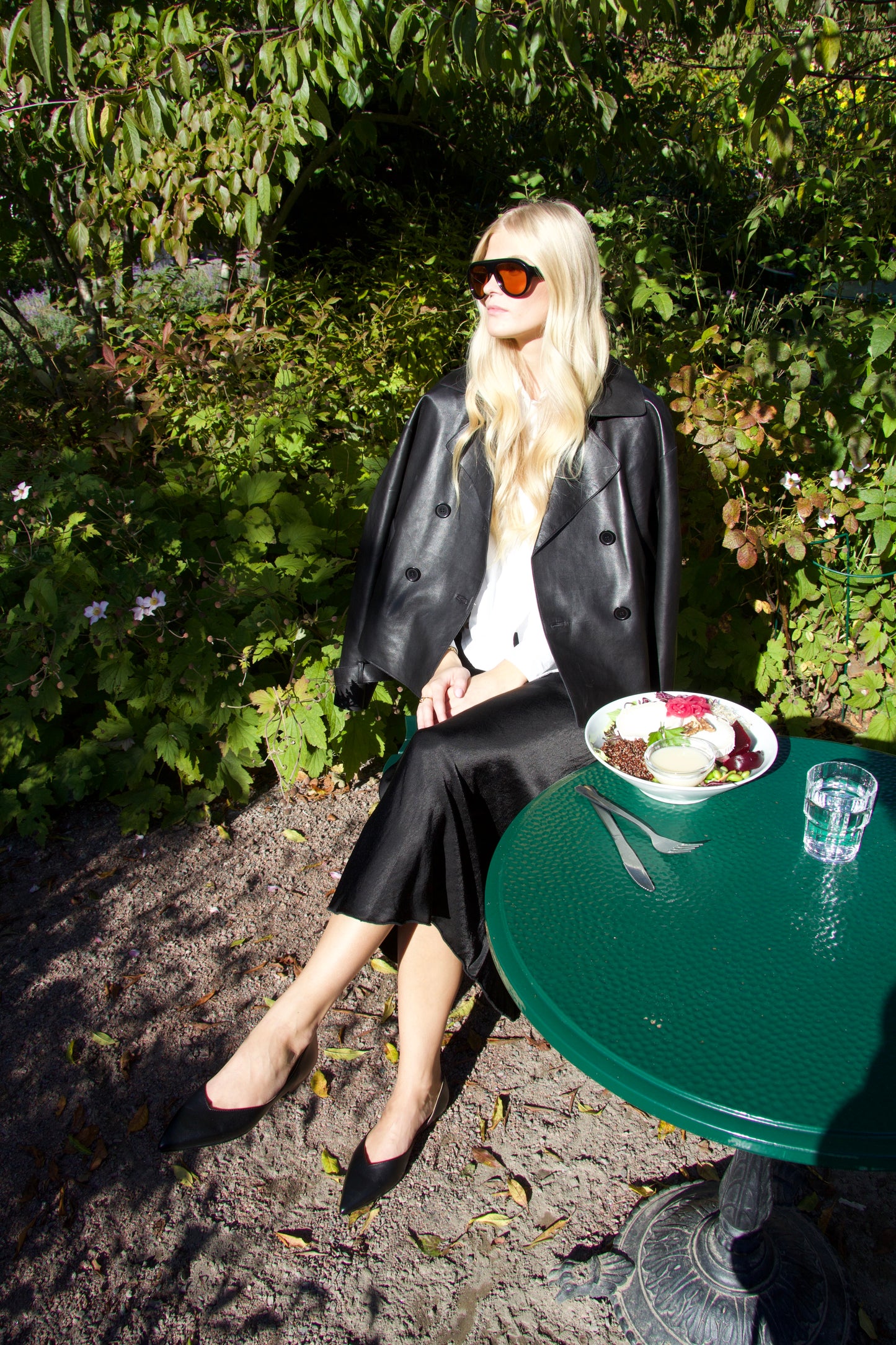 Tabitha Black Ballerina Shoes