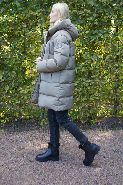 Winter Cheslea Boots i Svart Läder