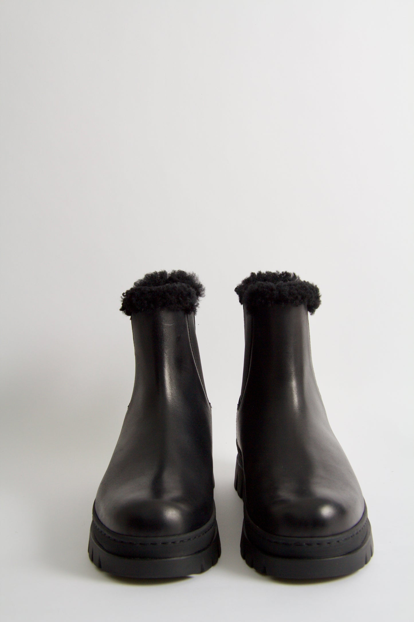 Winter Black Shearling Boots