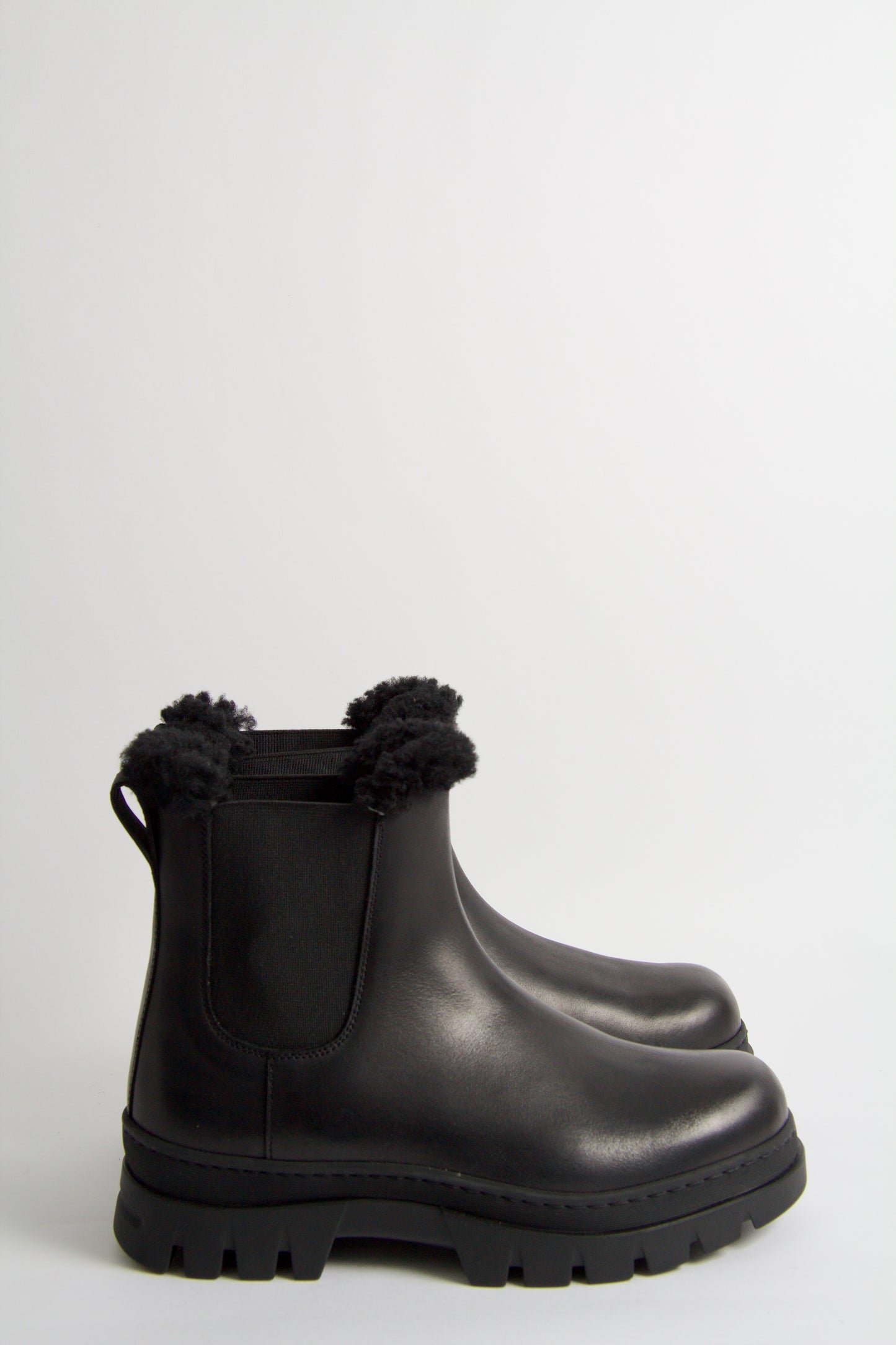Winter Black Shearling Boots