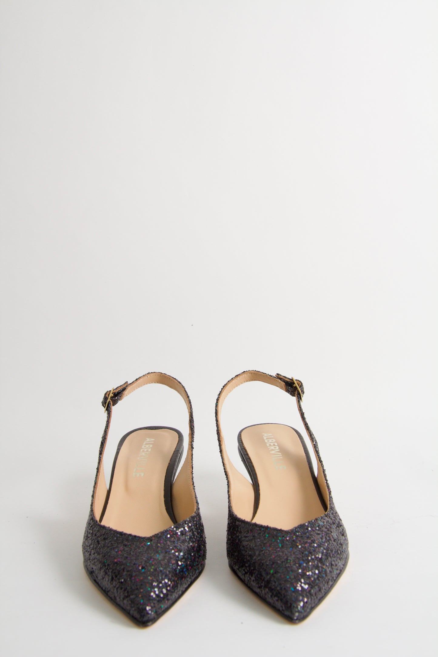 Valkyria Glittery Slingback Pumps